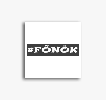 #Főnök vászonkép