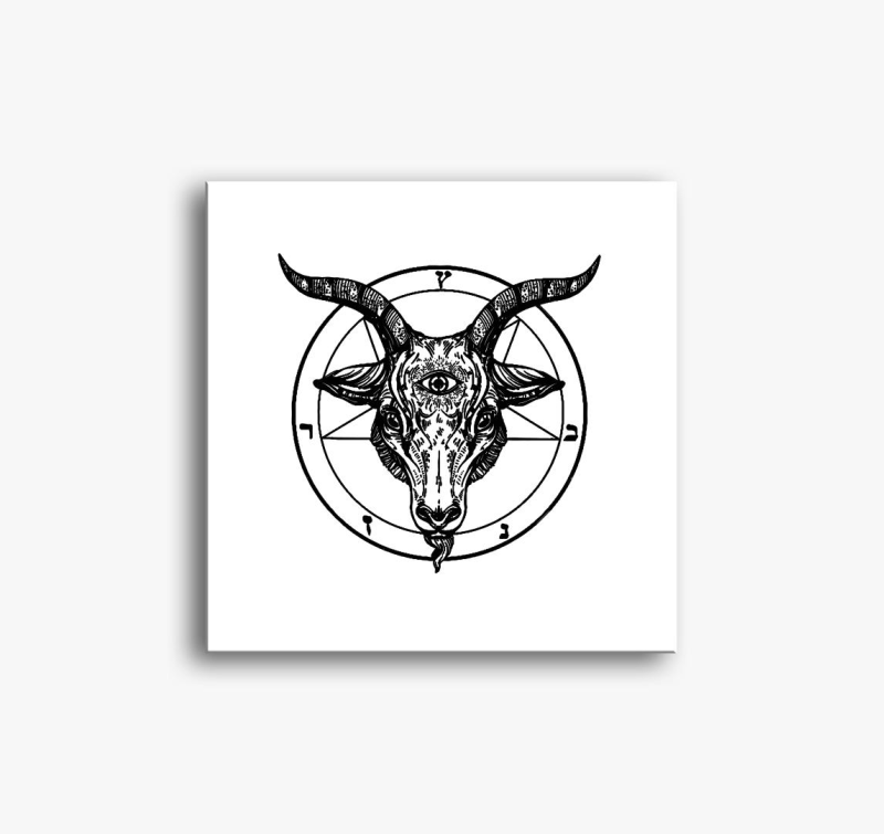 Baphomet vászonkép