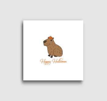 Halloweeni kapibara vászonkép