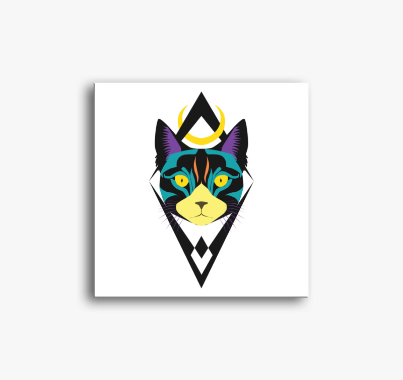 Menő macskás vászonkép