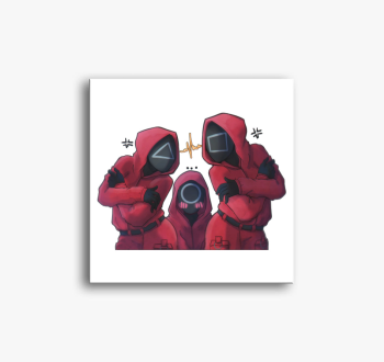 Squid Game őrök vász