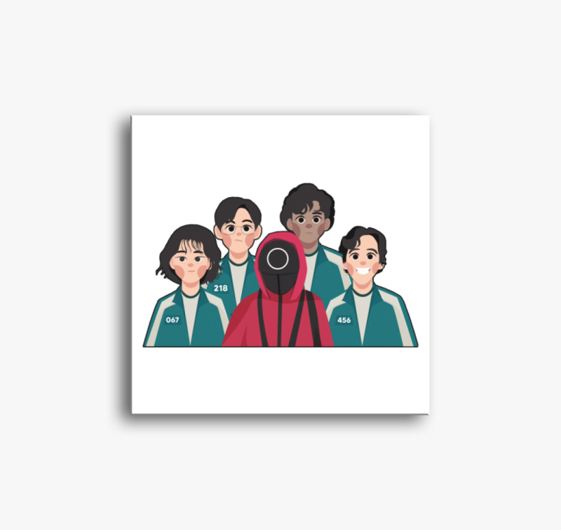 Squid Game Játékosok vászonkép