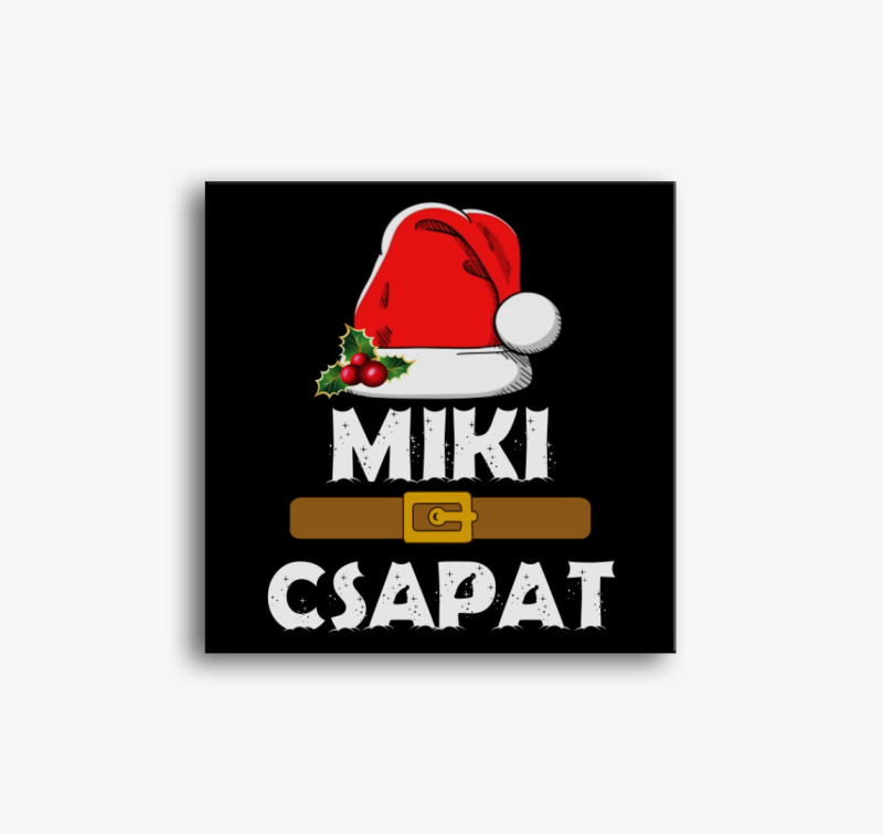 Mikulás csapat vászonkép