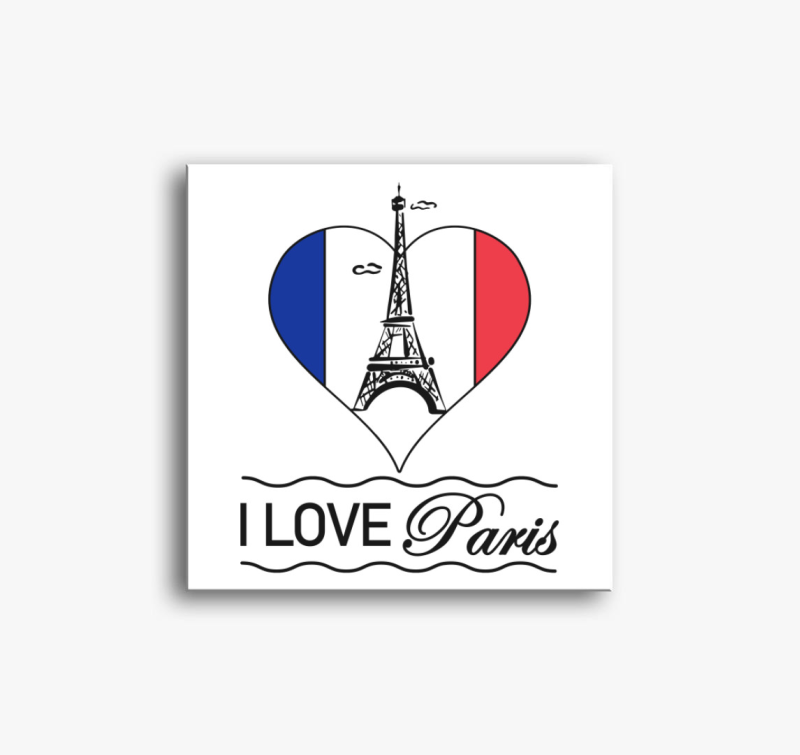 I love Paris vászonkép