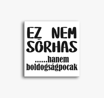 Nem sörhas vászonkép