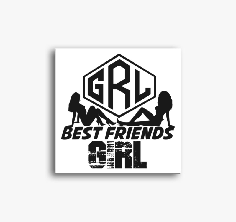 GIRL barátos vászonkép
