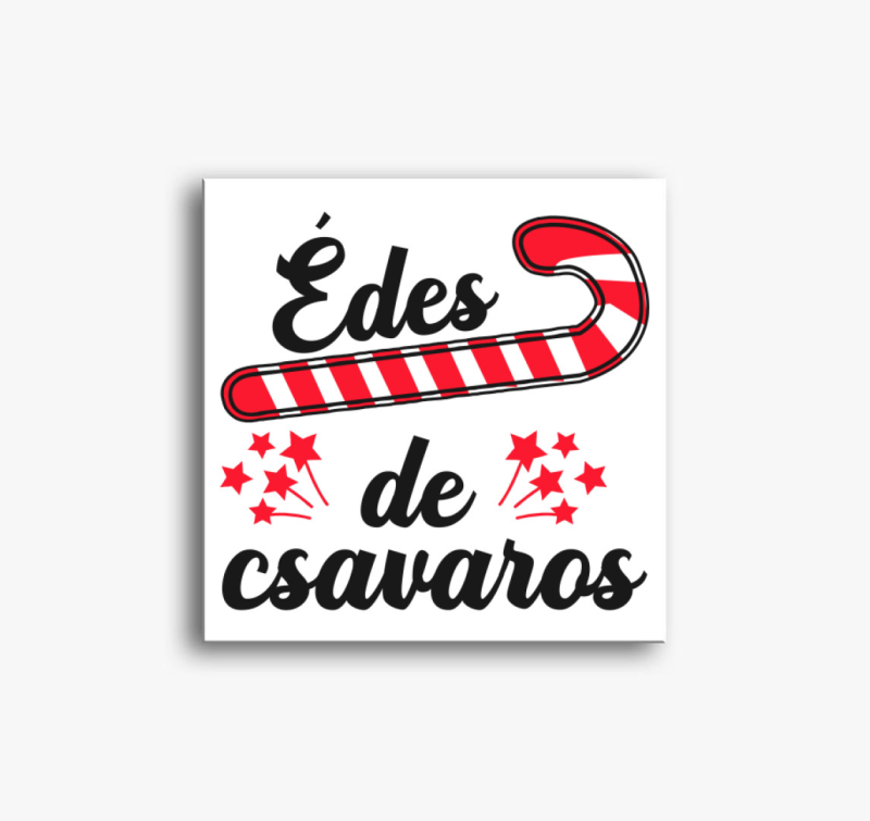 Édes de csavaros vászonkép