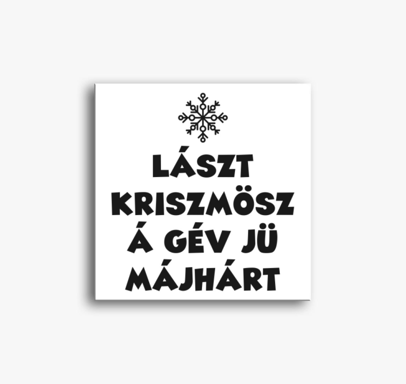 Lászt kriszmösz 2 vászonkép