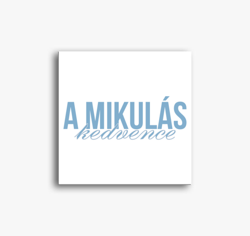 A mikulás kedvence vászonkép