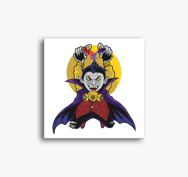 Graffitis vámpír vászonkép