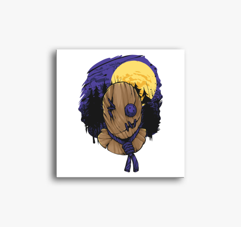 Sam a Halloween-i baba vászonkép