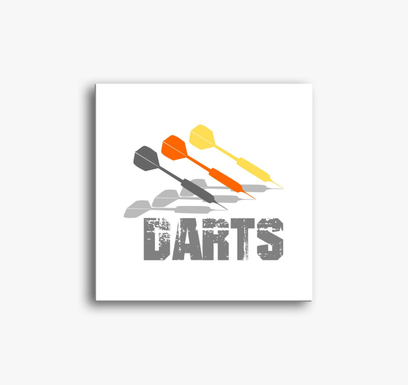 Darts mintás vászonkép