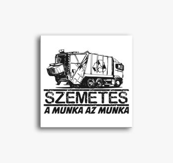 Szemetes vászonkép