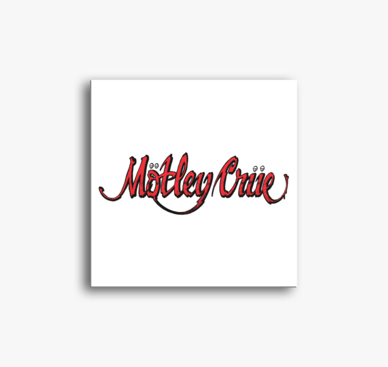 Mötley Crüe feliratos vászonkép