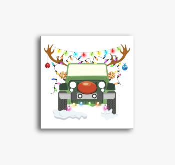 Jeep rénszarvas vász