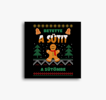 Várandós mézeskalács karácsonyi vászonkép