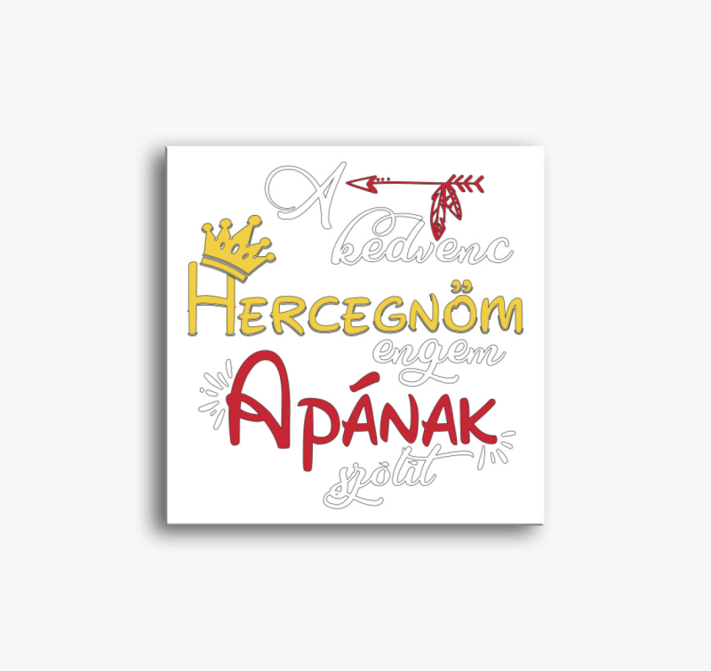 A kedvenc hercegnőm vászonkép