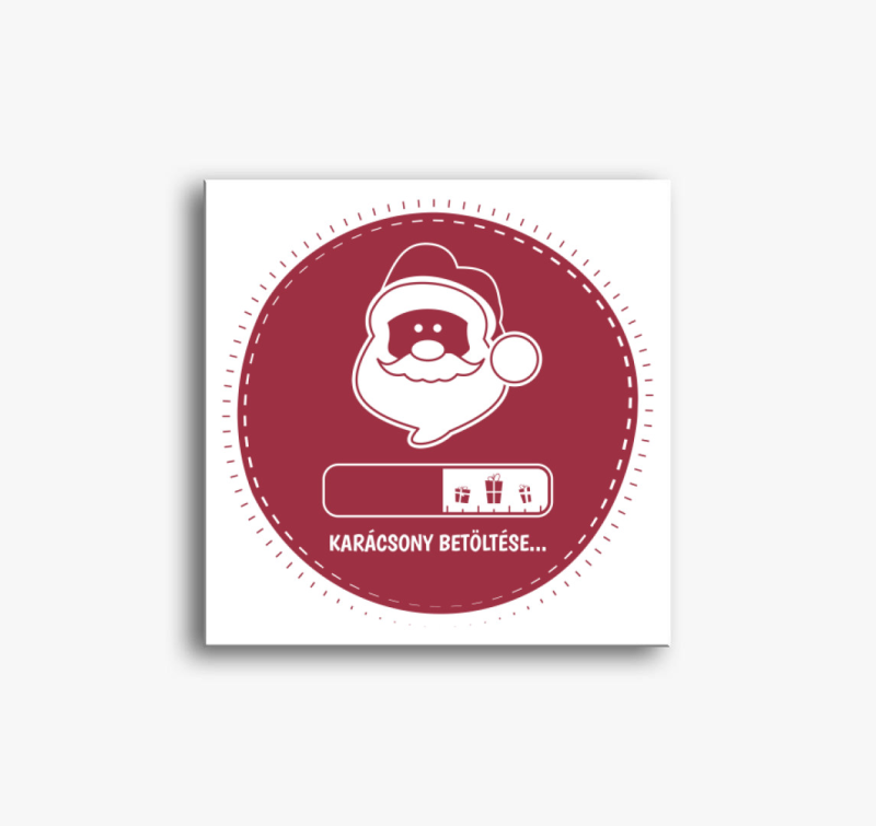 Karácsony betöltése vászonkép