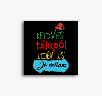 Kedves télapó vászon