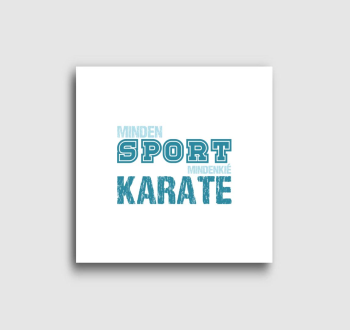 Minden sport karate vászonkép