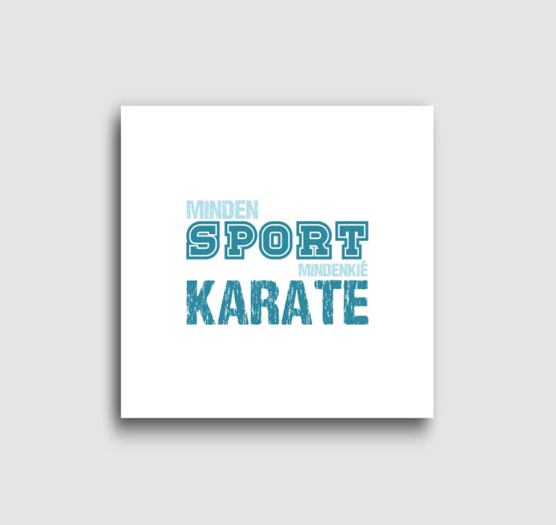 Minden sport karate vászonkép