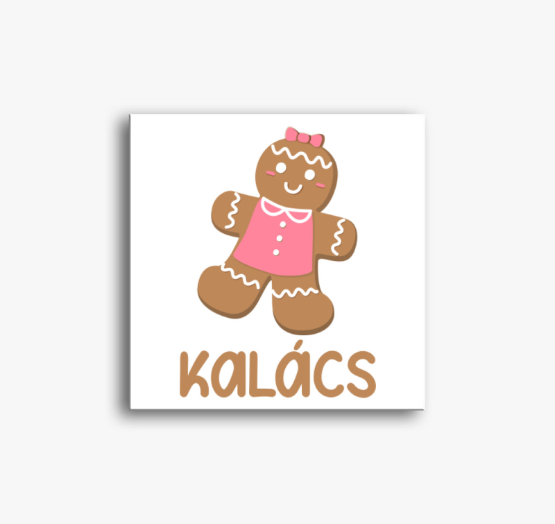 Kalács mézeskalács karácsonyi páros szett vászonkép
