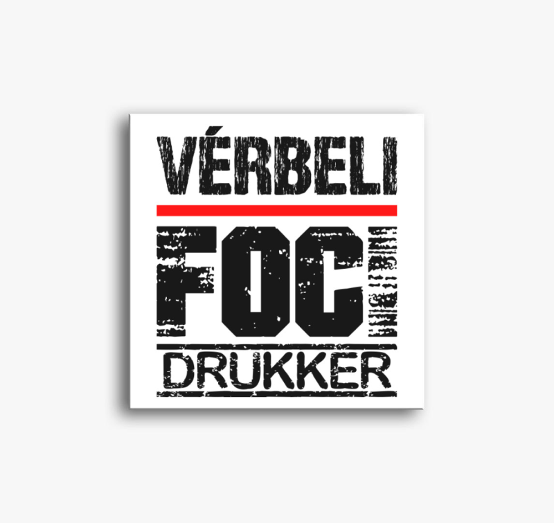 Vérbeli foci drukker vászonkép