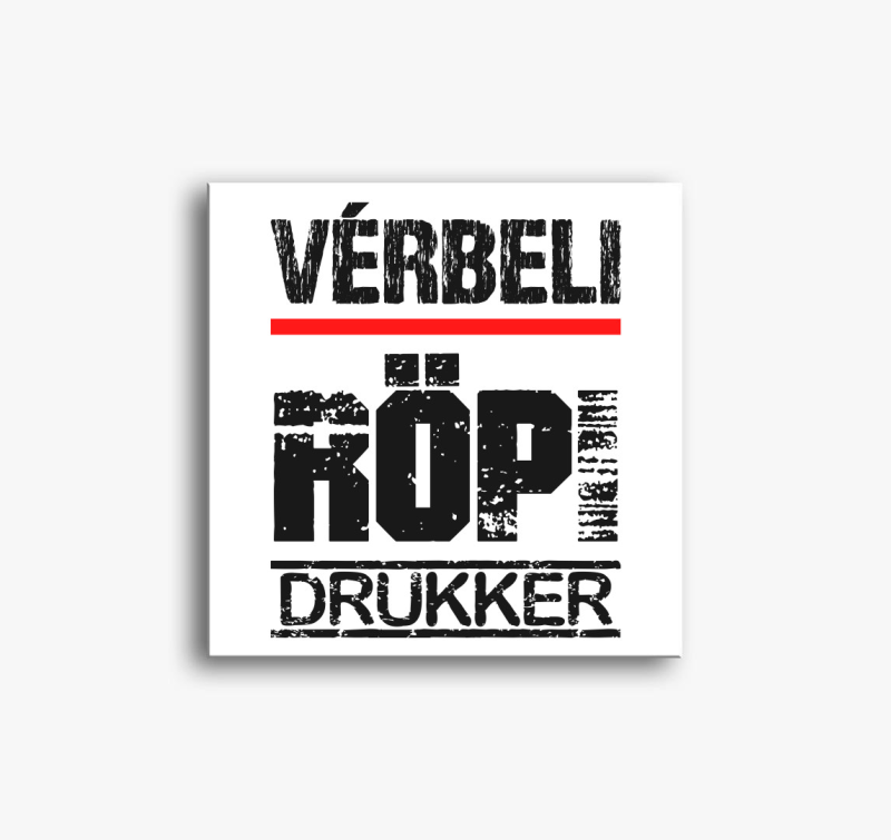 Vérbeli röpi drukker vászonkép