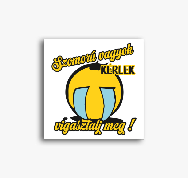 Szomorú vászonkép