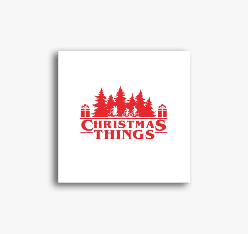 Christmas things Stranger Things vászonkép