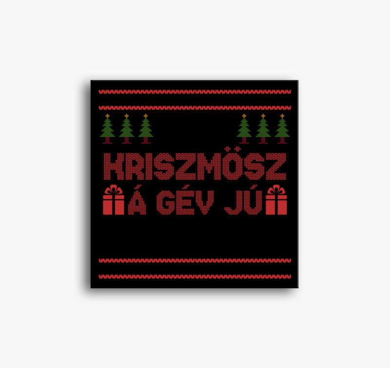 Lászt kriszmösz karácsonyi vászonkép