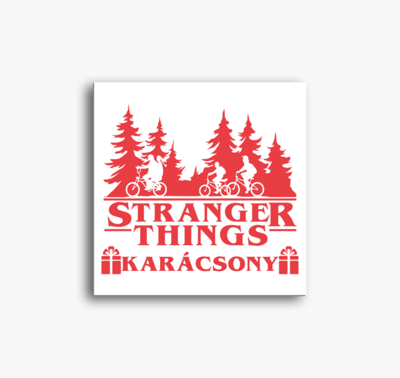 Stranger Things karácsony vászonkép