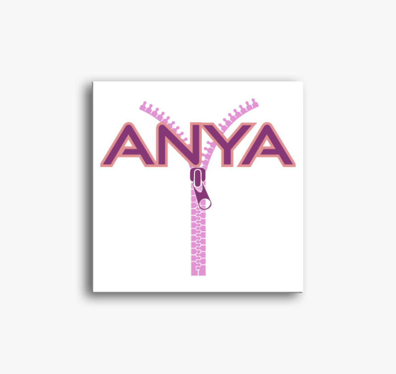 Anya zipzáros vászonkép