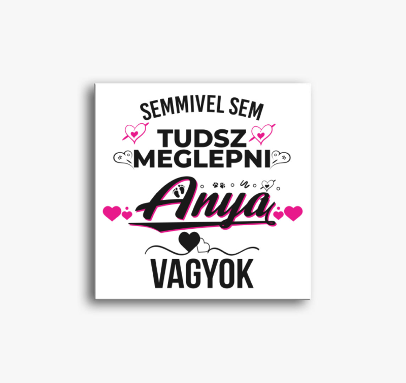 Semmivel sem tudsz meglepni Anya vagyok vászonkép