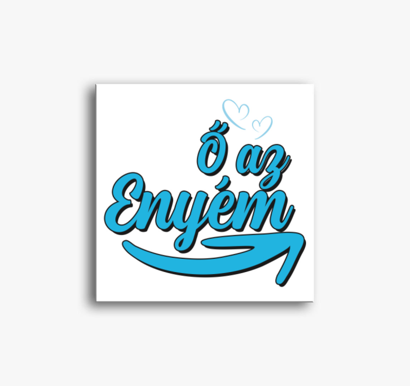 Ő az enyém fiú páros vászonkép