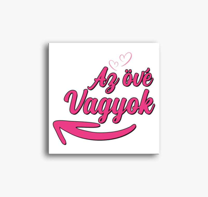 Az övé vagyok lány páros vászonkép