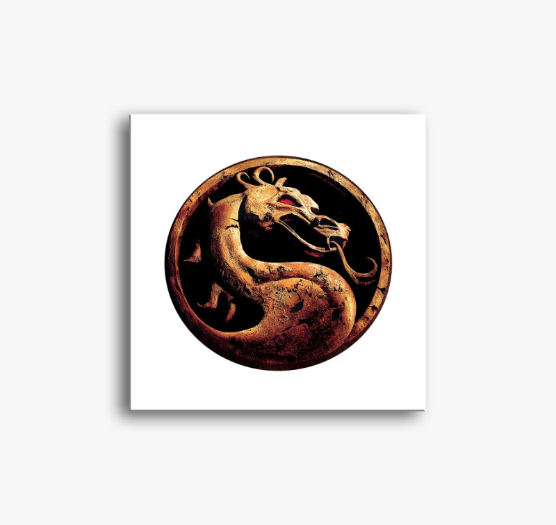 Mortal kombat 1995 mintájú vászonkép