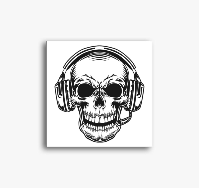 Skull koponya 3 vászonkép