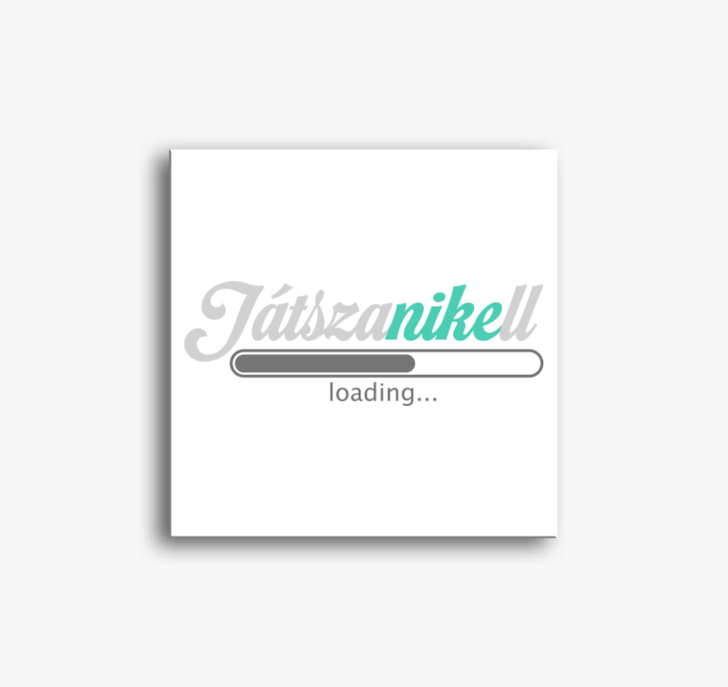 Játszani kell vászonkép