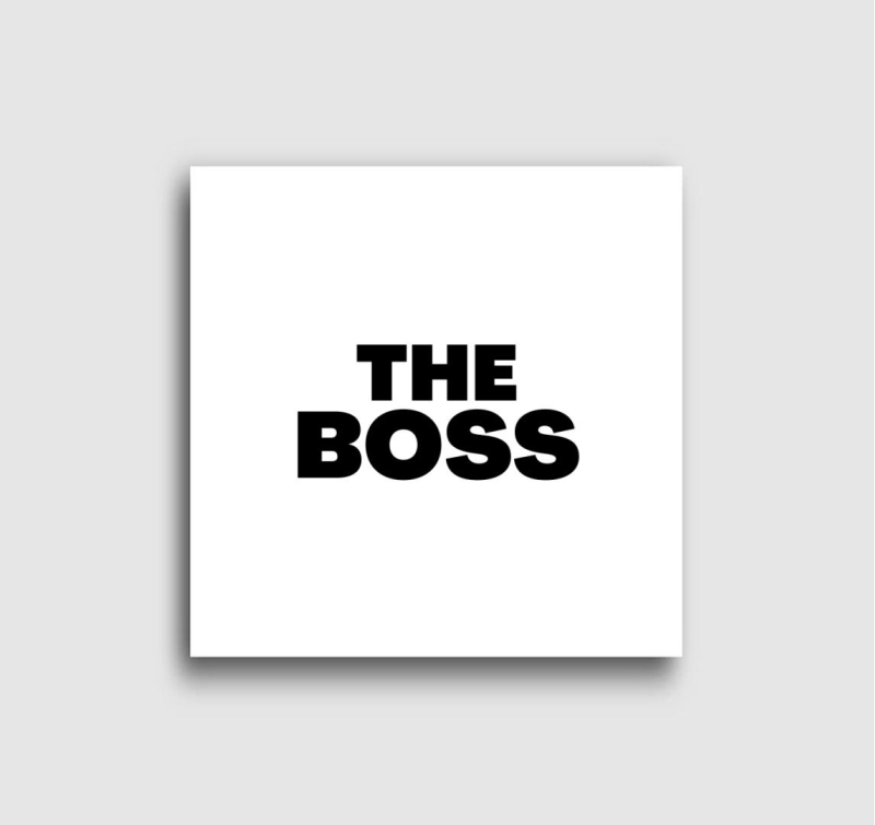 The boss, a főnök, páros vászonkép - angol 