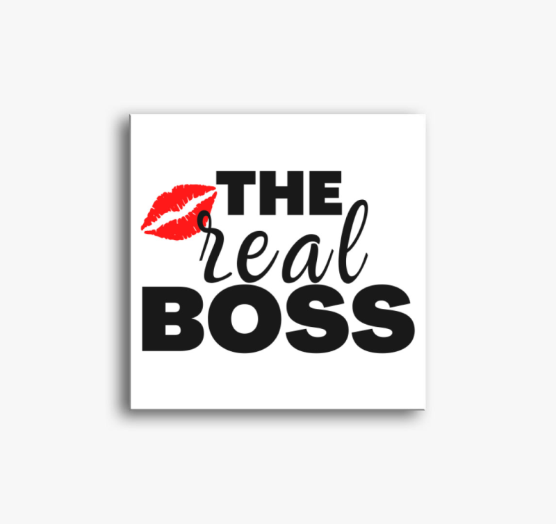 The real boss, az igazi főnök, páros vászonkép - angol