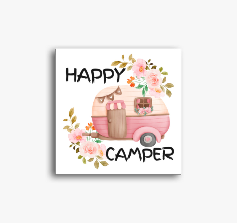 Happy camper vászonkép