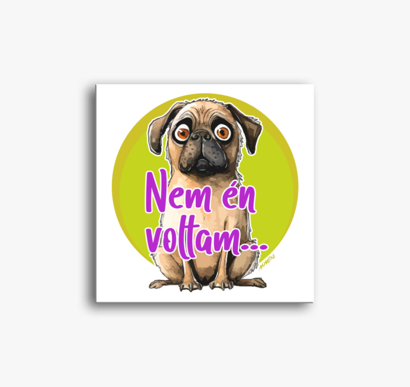 Mopsz kutya vászonkép