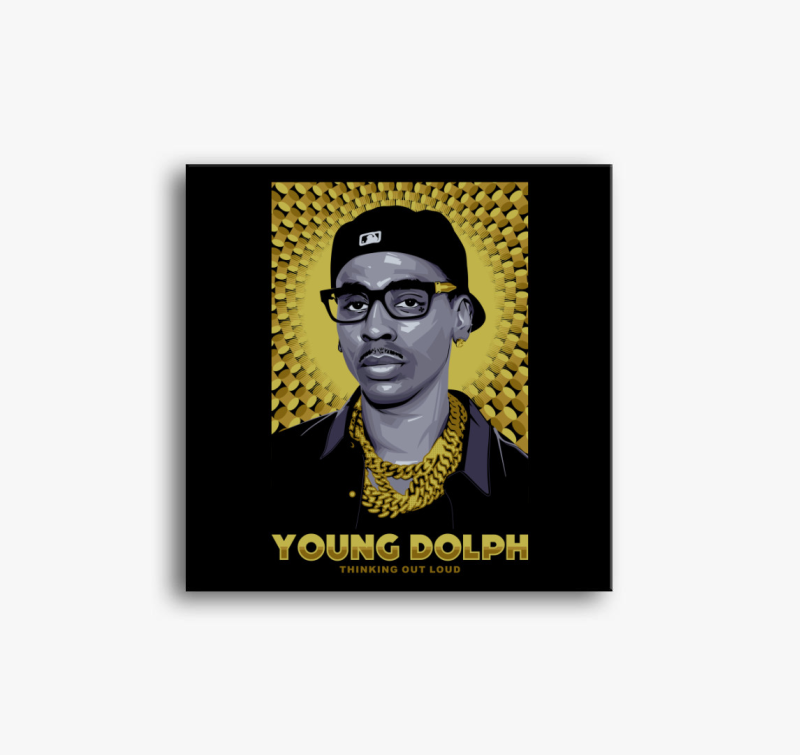 Young Dolph vászonkép