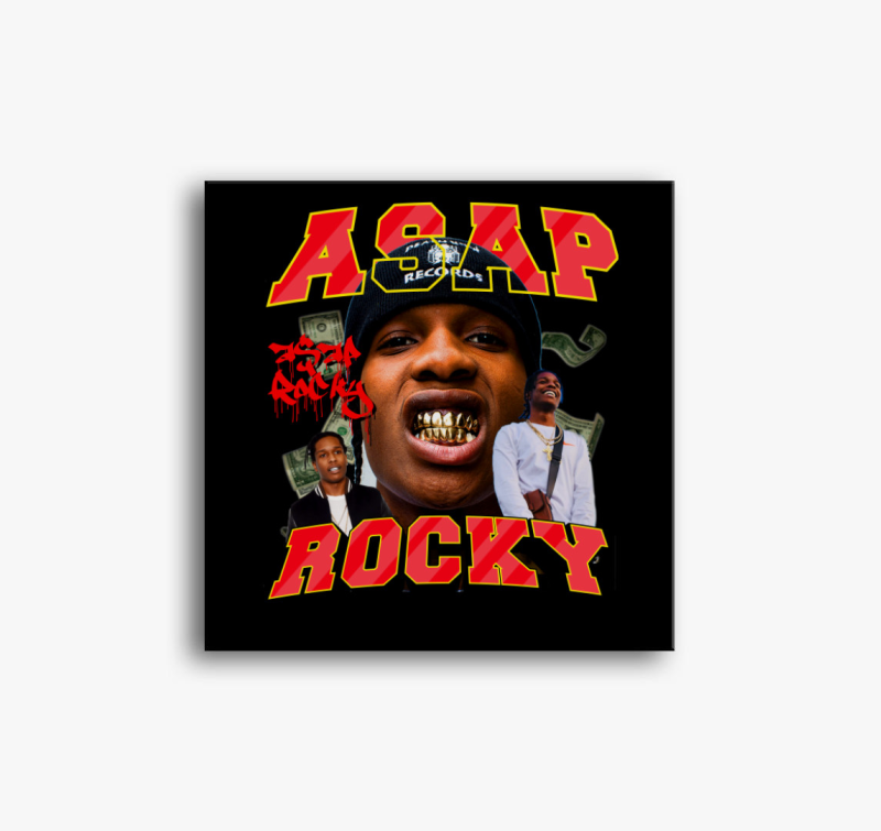 ASAP Rocky aranyfog vászonkép