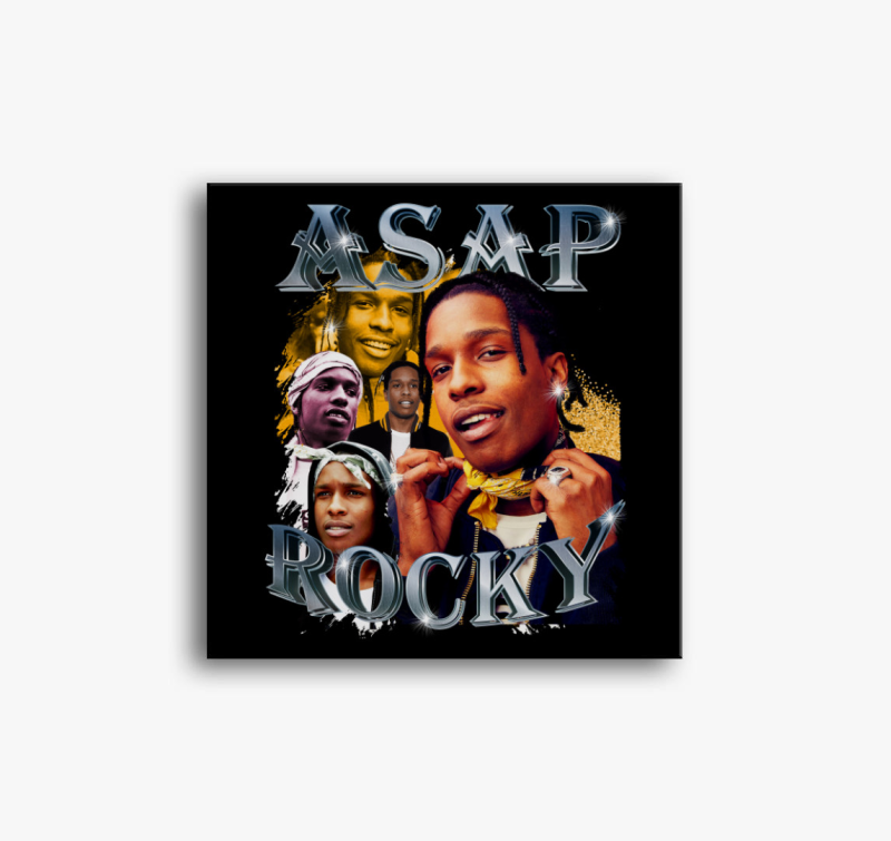 ASAP Rocky montázs vászonkép