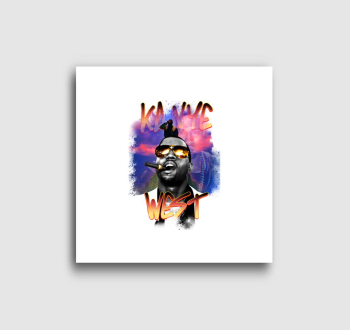 Szivaros Kanye West vászonkép