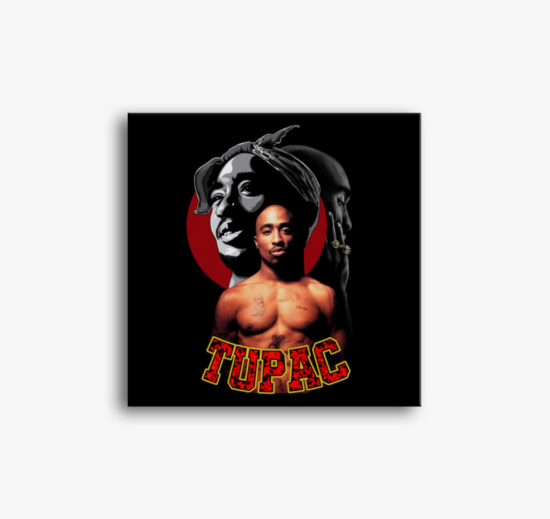 Tupac a legnagyobb vászonkép
