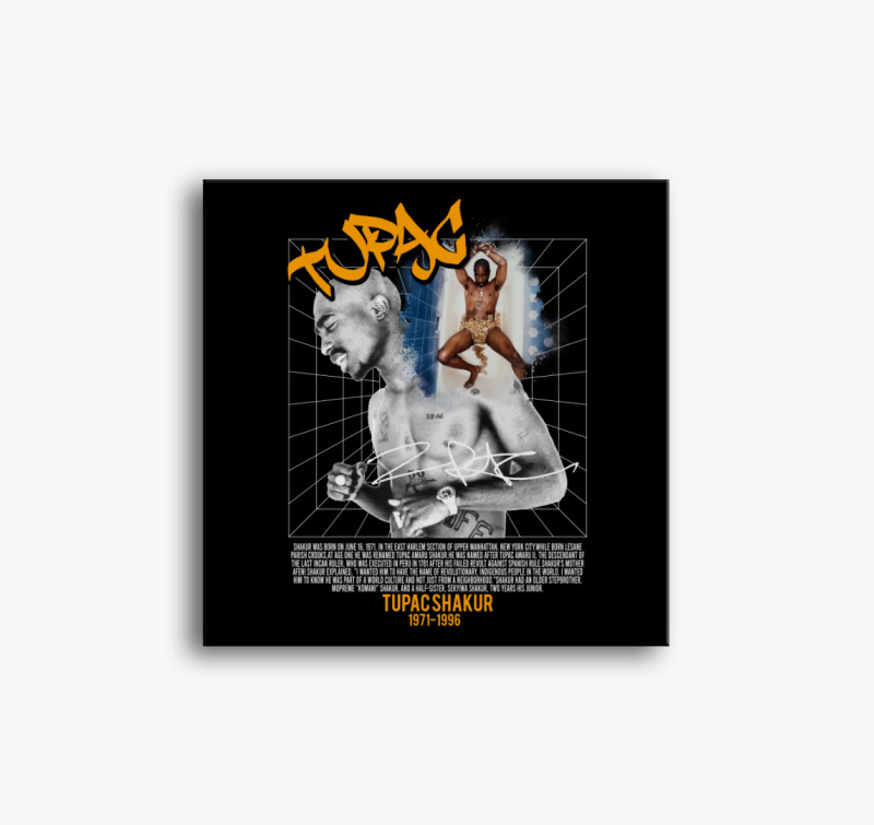 Tupac dance vászonkép