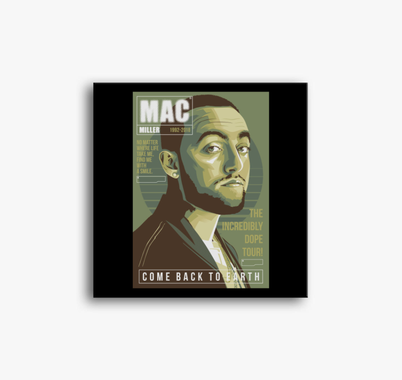Mac Miller - Come back to Earth vászonkép
